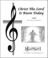 Christ The Lord Is Risen Today SATB choral sheet music cover
